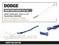 Dodge RAM 2500/3500 03-13 Främre Justerbar Trackbar (LIFT 0~3'') (Pillowball) - 1Delar/Set Hardrace